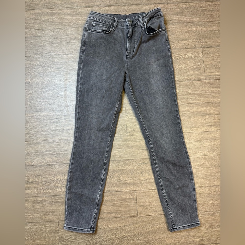 Ksubi women’s spray on skinny jeans grey sz 28